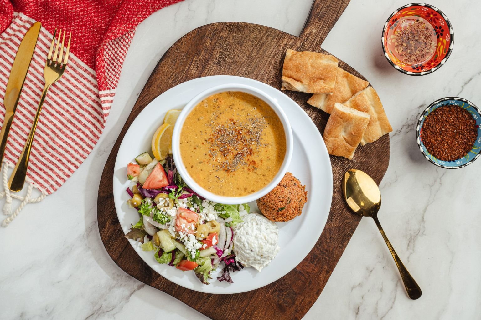 Golden Horn Soup Platter - Build Your Own
