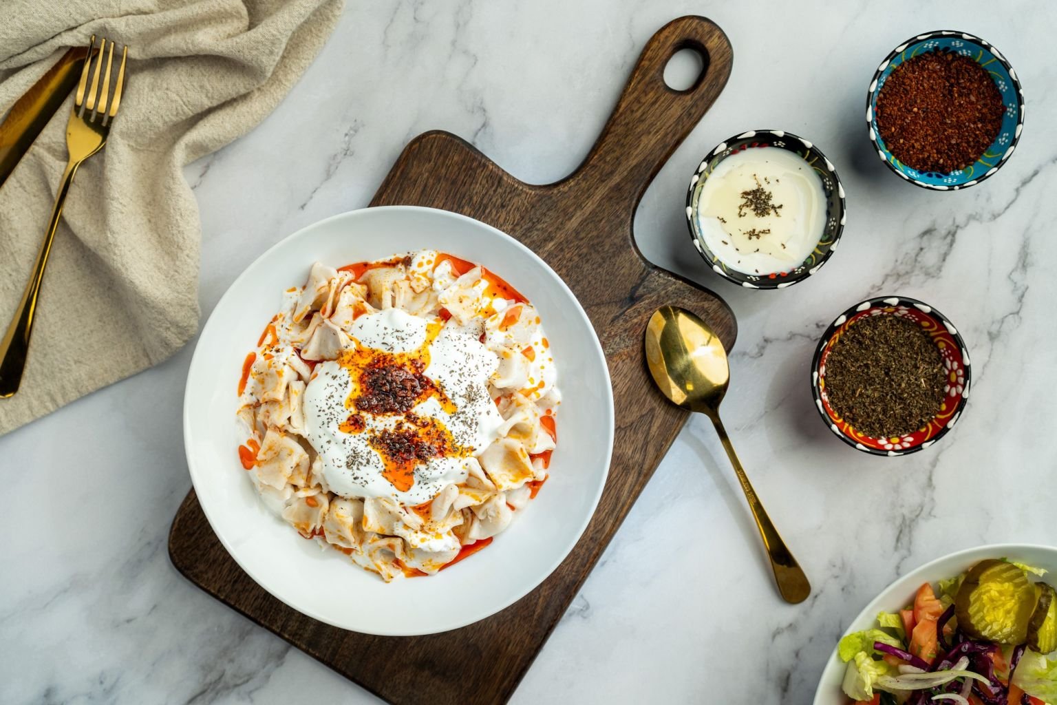 Manti Platter (Turkish Ravioli) - Build Your Own