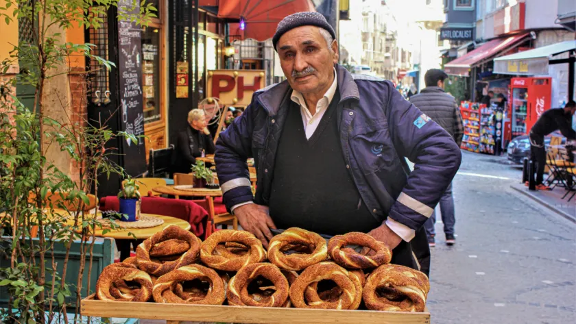 Street food in Turkey.