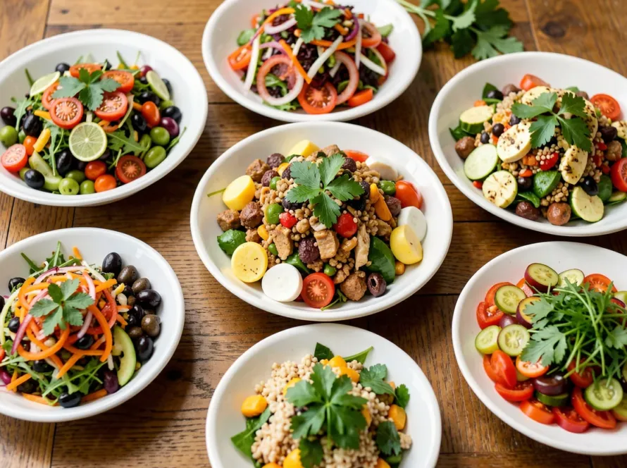 The art of Turkish salads.