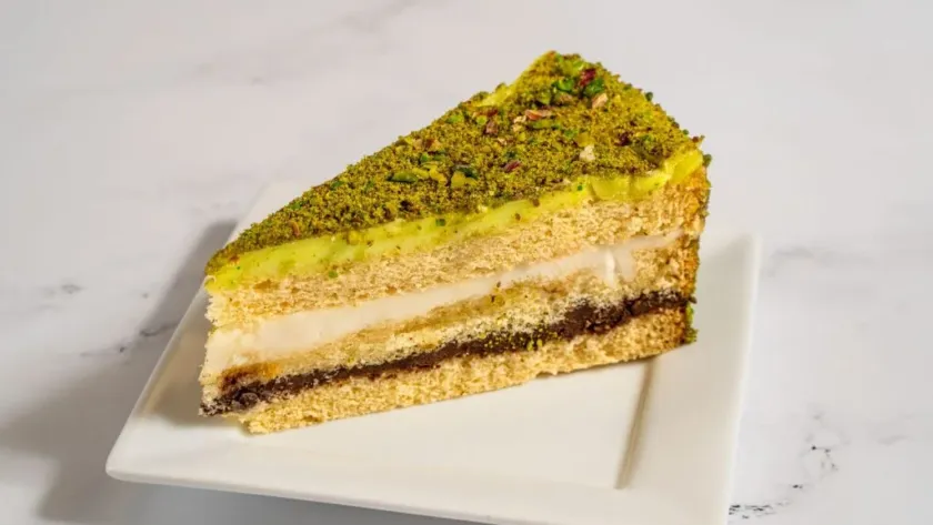 Pistachio cake at Istanbul Kitchen.