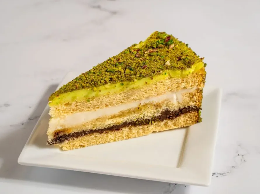 Pistachio cake at Istanbul Kitchen.